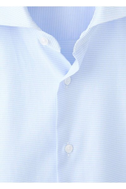 MANGO Man Slim fit mikro desenli twill gömlek