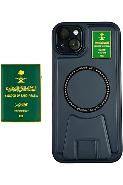 Label Saudi Passport Shape Metal Sticker for Mobile or Any Smooth Surface
