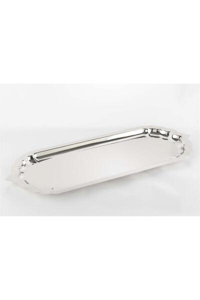 Mikasa Moor Platinum Carved Serving Tray 61X24Cm