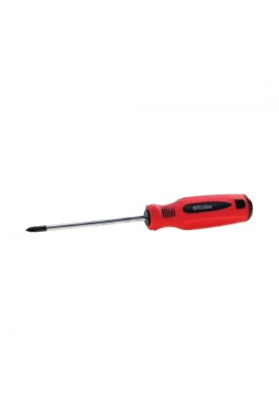 Benson Pozidriv screwdriver PZ 1, Chrome-Vanadium, 100 mm, ergonomic handle, Red