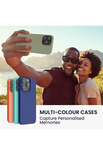 KWmobile Case for Apple iPhone 14 Pro Max, Silicone, Green, 59074.172