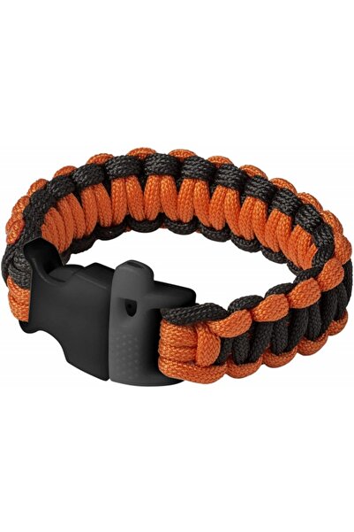 Elevate Elliott Survival Paracord Bracelet with Whistle, Multicolor