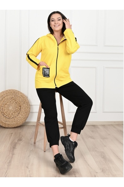 ihaoo Women's cotton tracksuit with hood and pockets