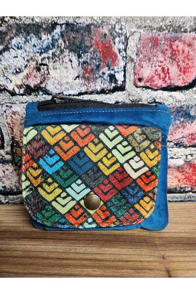 Street Bag Ethnic Authentic Multi-Pocket Wallet Daily Travel Use