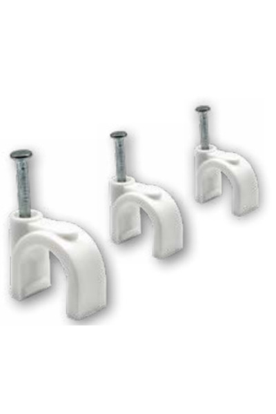 Mutlusan Beton Çivili Kroşe No:5 (12 mm) – 2x4-4x4 Antigron Kablo Sabitleme K...