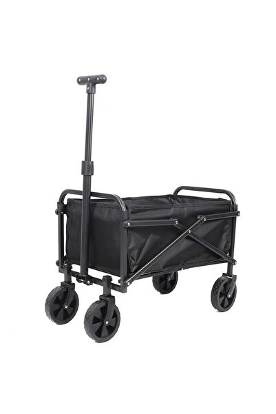 ZAICA عربة تخييم متينة وقابلة للطي مع عجلات - 5 بوصات (67 × 57 × 39) سم