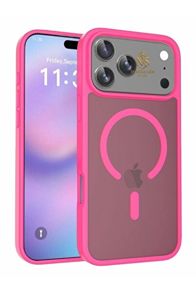 Massemr حافظة سيليكون شفافة متوافقة مع هاتف Apple iPhone 17 Pro Max مع مغناطي...