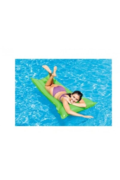 Intex WetSet Inflatable Mattress, 183 x 76 cm, Neon Green
