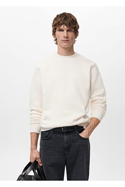 MANGO Man Regular kesim pamuklu sweatshirt