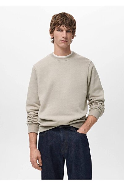 MANGO Man Regular kesim pamuklu sweatshirt