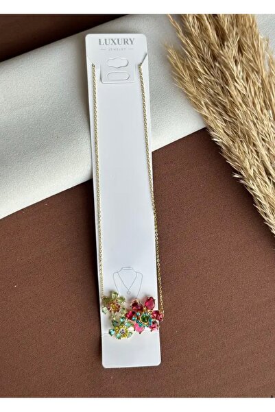 FlawlessJewelrys Özel seri 3’lü lotus çiçek kolye