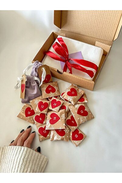 Elvia Atelier Kadın 24'lü Hediye Seti - Advent Calendar - Gold/Gümüş Takılar