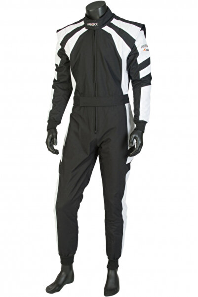 Arroxx Costum de pilot de karting Nivel 2 X-Base pentru adulți, Cordura, Negr...