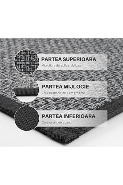 WEBYO Set of 2 Kitchen Rugs, Anti-Slip, Sleeper Type, Absorbent, Anti-Dirt, 45x70 cm/45x120 cm