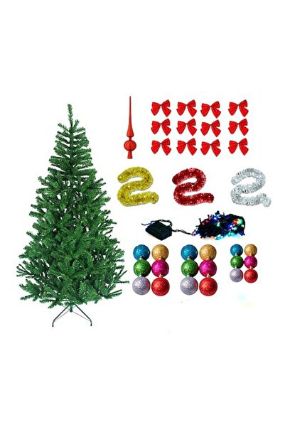 stuffix Christmas Tree 1.8 m with 45 Decorating Accessories and 100 LED Lights