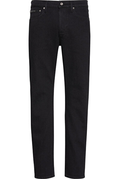 Calvin Klein SLIM TAPER JAGUAR MOON THERMO JE Siyah Erkek Kot Pantolon