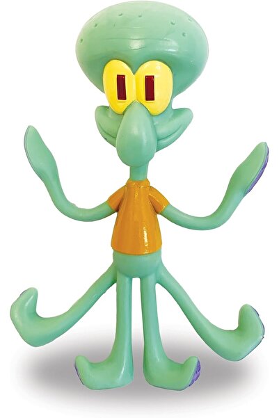 TOYFEST Nickelodeon Spongebob Squarepants Flexfigs Spongebob Squidward Tentacles Action Figure - 10 cm