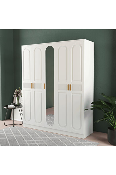 Teen & Bright DOVA 5 KAPAKLI GARDIROP - MDF KAPAK