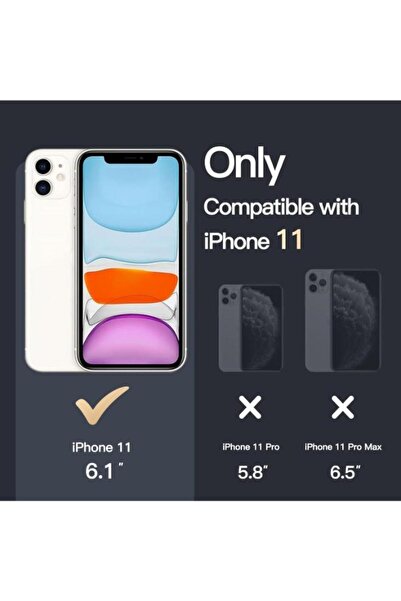 GREEN-Y Magnetic case for iPhone 11 - Anti-scratch protective cover with MagSafe wireless charging support - Clear