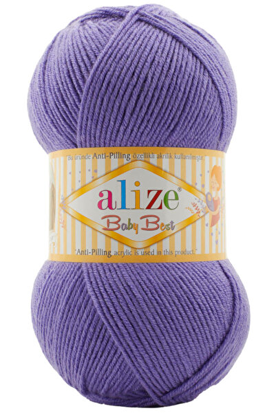 Alize Baby Best Bebek El Örgü İpi %10 Bambu %90 Akrilik 851 Pervane Çiçeği