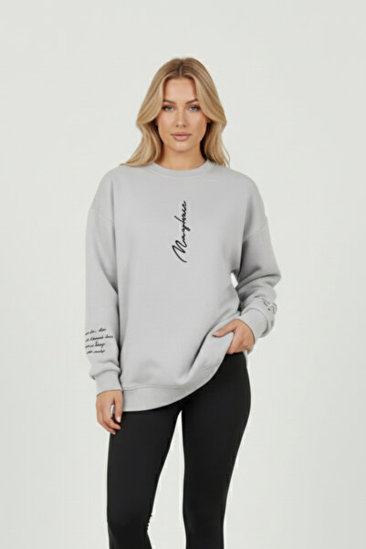 UNCİA OUTDOORS سترة Never مطبوع للجنسين برقبة دائرية