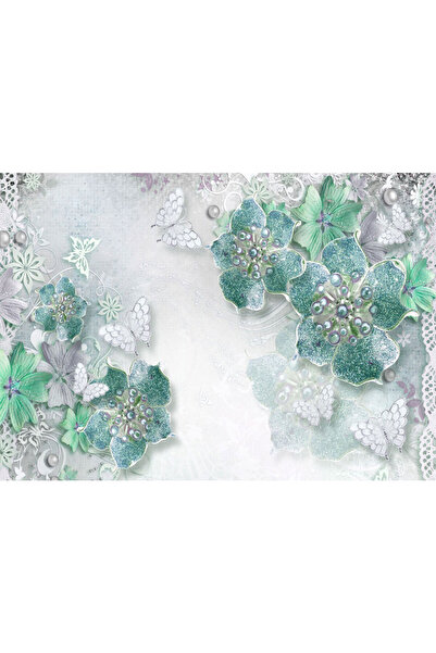 VIODESIGN Fototapet 3D, Flori Verzi, autoadeziv, multicolor, 80x120 cm 3D41