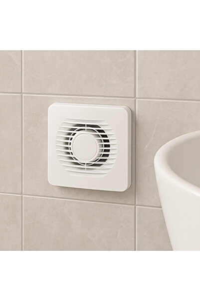 Mutlusan 150 / 6” Banyo ve Tuvalet Havalandırma Fanı – 20W, Sessiz ve Güçlü
