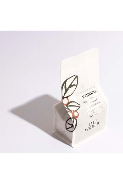 Jarrah قهوة أثيوبيا ألثاليك المخمرة 250 غرام - فاكهية، عنب مجفف، كراميل، قوام متوسط