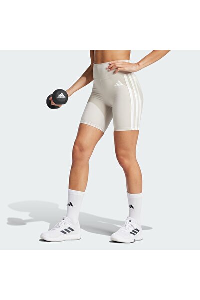 adidas Γυναικεία Optime Essentials Κοντό Κολάν με 3 Ρίγες XS-13εκ.