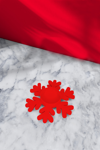 Flipped Christmas Snow Snowflake Candle Holder Christmas Decorations and Gifts