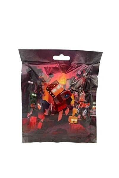 OEM Kit of 5 Minecraft-style blind bags with surprise figure, 7 cm, 3+ years