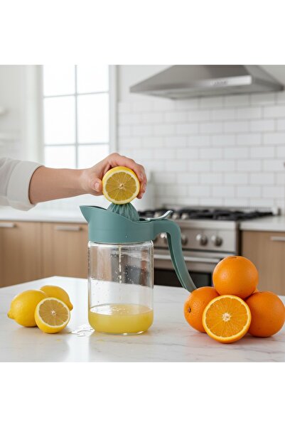 Berina home Büyük Boy Cam Limon Sıkacağı - 660 cc - Yerli Üretim - Sağlıklı