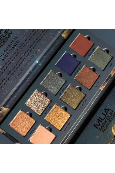 MUA Makeup Academy Nocturnal Eyeshadow Palette – 10 Shades