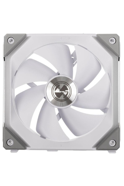 Lian Li UNI FAN SL140 Double Case Fan Pack - ARGB PWM 140mm (2pcs) with Controller - White