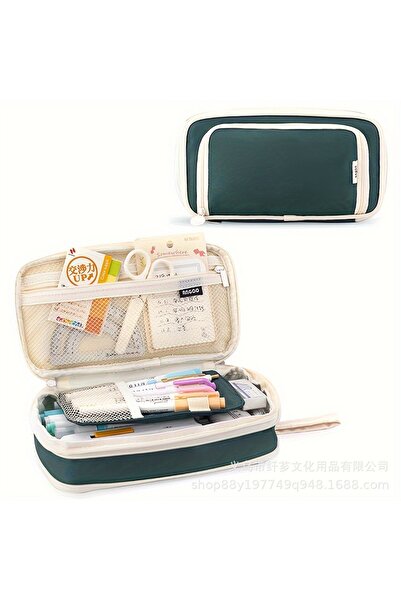 synshop Kawaii Travel Geniş Kapasiteli Oxford Kumaş Çok Bölmeli Büyük Boy Kal...