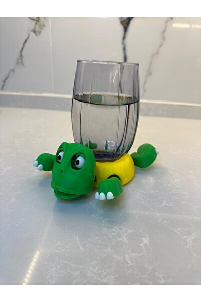 3D ZeTa Prints Sevimli ve Hareketli Kaplumbağa Bardak Altlığı