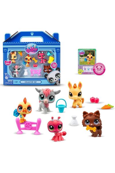Pet Shop Minişler 5'li Figür Seti S1 - Minişler Çiftlikte