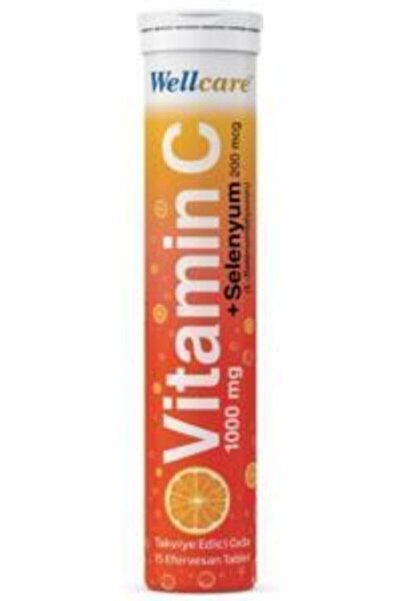 Wellcare فيتامين سي 1000 ملغ + سيلينيوم 15 أقراص فوارة