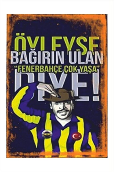 Genel Markalar Sadri Alışık Fenerbahçe Komik Anlamlı Eğlenceli Duvar Yazıları Yeşilçam 20x30 Tablo RETRO 21 x 29.7