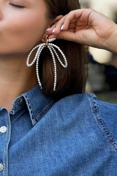 Luvlerry Kelebek Ayakkabı Bağcığı ve Küpe