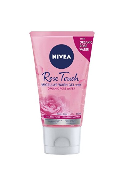 NIVEA Gel de curatare Rose Touch cu apa de trandafir, 150 ml
