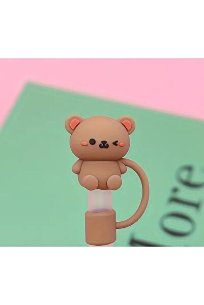 alisa غطاء شفاطة ترمس ثلاثي الأبعاد بنمط حيواني - قابل لإعادة الاستخدام، مثال...