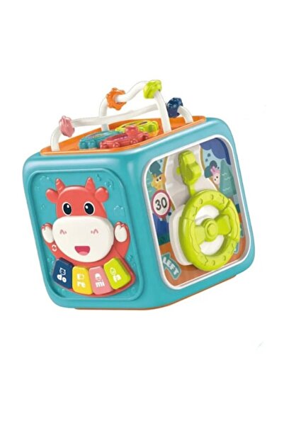 OEM Cub interactiv și educațional 6 în 1, diverse activități, sunete și lumin...
