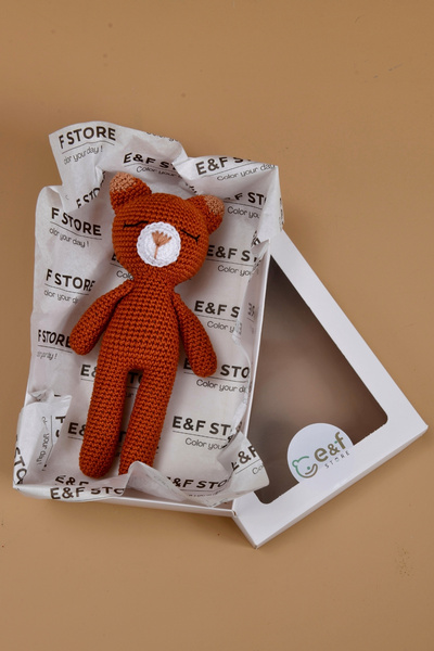 e&f Store Amigurumi Oyuncak - Kahverengi Ayıcık