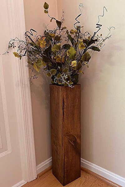 Genel Markalar Ahşap Saksı, Çiçek Saksısı, Ev Dekorasyonu