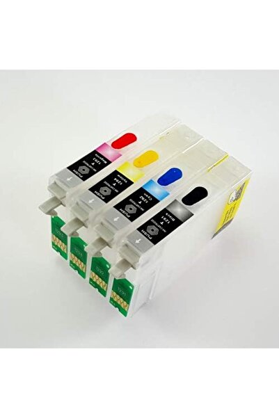 Genel Markalar Kartuş Epson T0891-T0894 Uyumlu Kolay - 4 Renk