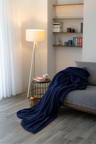 Duru-Home Welsoft Tv Blanket 120×170 – Extra Soft & Soft – Navy Blue