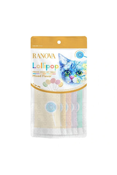 Generic Ranova Karışık Lezzetli Lolipop Kedi Ödül Maması 1.4 Gr 5 Adet
