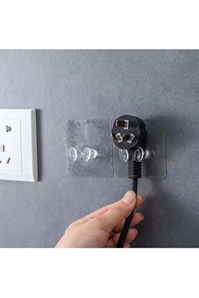 Doganline Store Kendinden Yapışkanlı Kablo Fiş Askısı Priz Askısi Duzenleyici...