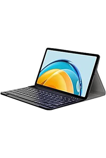 Cetking Samsung Galaxy Tab S9 FE Plus X610 12.4 inch Tablet Bluetooth Klavyeli Standlı Kılıf - BKK4